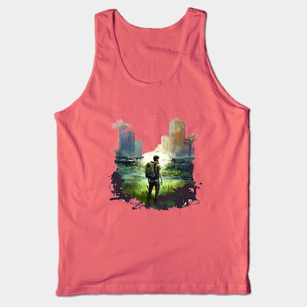 The Last of Us inspired design Tank Top by Buff Geeks Art